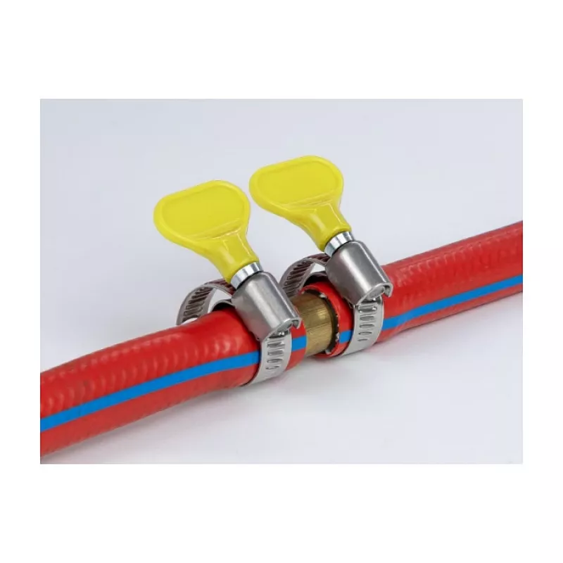 Butterfly Clamp DeLOCK 400 SS 32 - 50 mm 5 pieces yellow