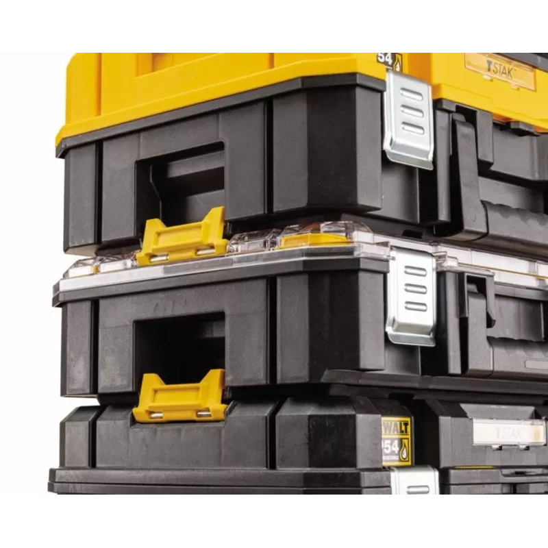 Tool box DeWalt DWST83343-1 — aluminum/plastic, waterproof, hinged lid, lockable, 1 compartment, 440×333×323 mm