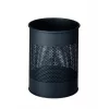 Trash Can Durable 331058 15 L Round Metal Anthracite