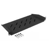 Lanberg AK-1014-B 19 inch Shelf 1U 483x220 mm, 25 kg, Black