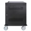Manhattan Laptop Charging Cart/Trolley via AC Adapter (EU) 32-bay, Install device's AC Adapter (power cables) into unit, Suitable for ALL laptops (to 15.6 inch), iPads, MacBooks, Chromebooks, other USB-C devices, Bays 380x30x280mm, Cabinet, Lockable