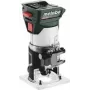 Compact battery-powered edge router Metabo FMV 18 LTX BL 8 — cordless tool, compatible with 18V LTX batteries
