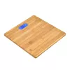 Electronic personal scale Jata HBAS1489 — 180 kg capacity, 100 g accuracy, 10.2 cm LCD, bamboo platform