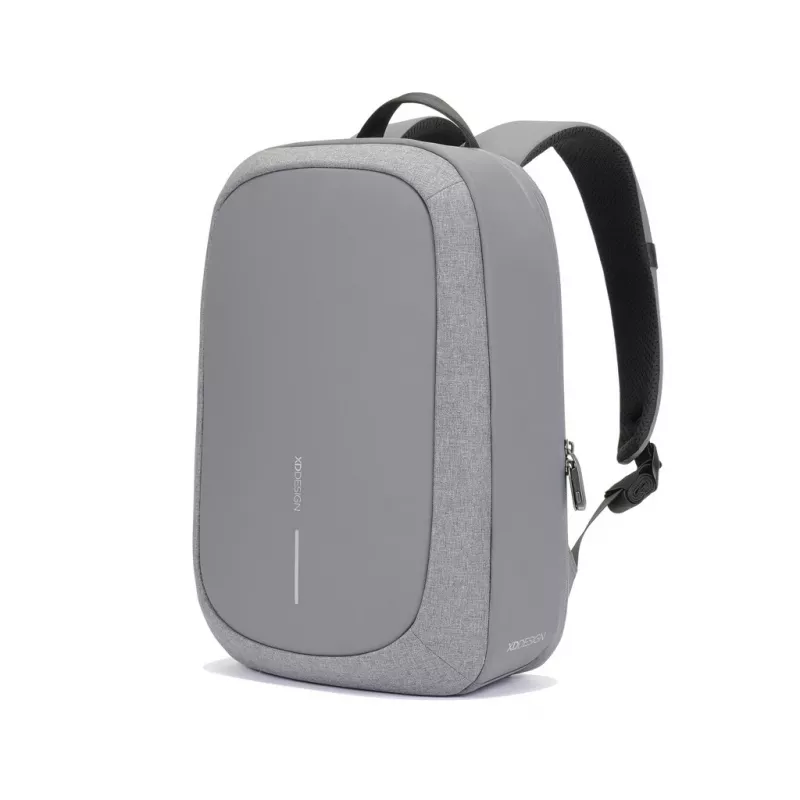 Anti-theft backpack XDDESIGN BOBBY EDGE Grey — water-resistant, everyday commuter bag