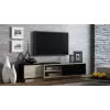 Cama TV cabinet SIGMA1 180 sonoma oak/black gloss
