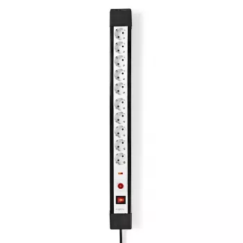 Nedis surge protector 10 outlets cable 3m