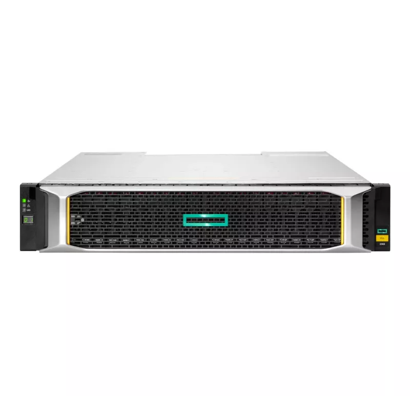 HPE MSA 2060 Disk Array 0 TB Rack 2U Silver Black HDD SSD