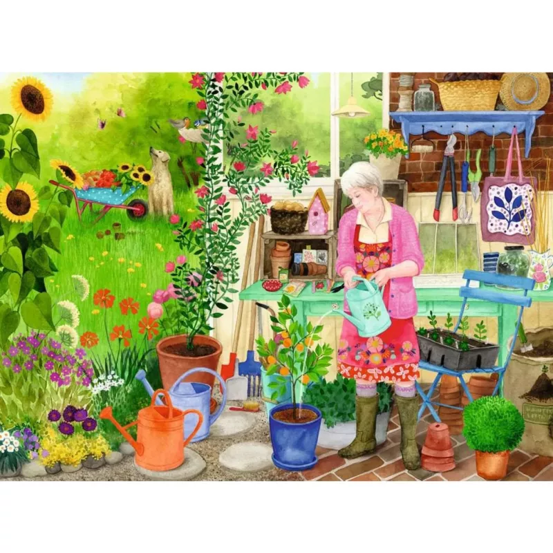 Jigsaw Puzzle Ravensburger Puzzle XL Garden - 100 pieces, oversized pieces