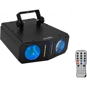 Lighting fixture EUROLITE DMF-4 Hybrid 4-in-1 LED Flower Effect, multi-mode stage and event light