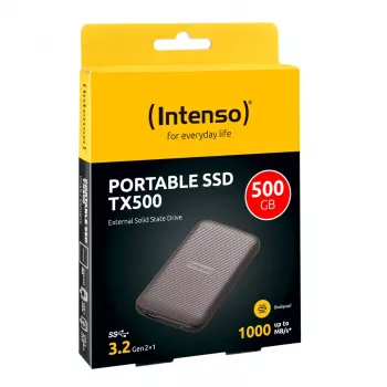 SSD disk Intenso 500GB USB Type-C 3.2 Gen 2 Brown