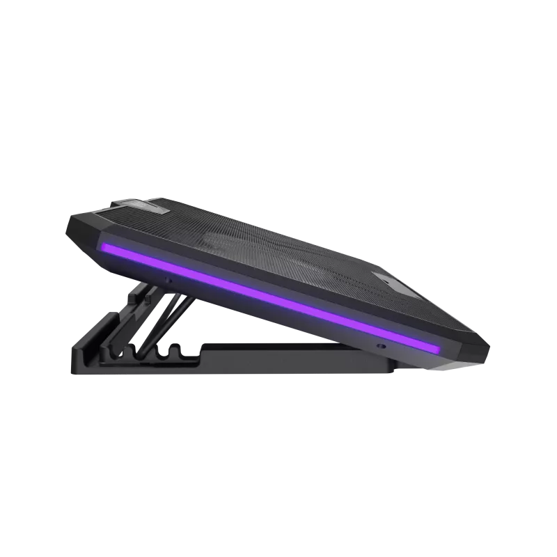 FURY GUNBAI G3 Laptop Cooling Pad 14.1–17.3 with 2 Fans, RGB Lighting, 2× USB