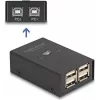 DeLOCK USB 2.0 Switch 2 PC to 4 devices Black 0.48 Gbit/s