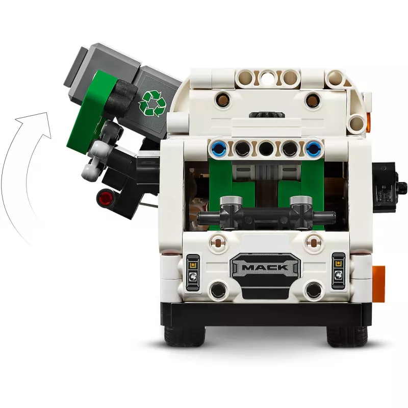 Construction toy LEGO Technic Mack LR Electric Garbage Truck 42167 — 503 pieces, motorized, size 230×80×90 mm
