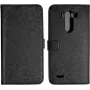 Nevox ORDO - Flip Case for mobile phone - PU Faux Leather - Grey, Black - for LG G3