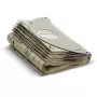Vacuum accessory for Karcher SE 2001 / SE 3001 6.904-143.0 — 5 brown tear-proof dry vacuum bags, 2-tier, 150×240×8 mm