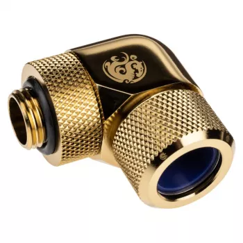 Tubing fitting BitsPower BP-TBE90RMLA14 brass 14 mm diameter computer cooling part