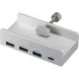 Renkforce RF-ACHB-350 1+3 Port USB 3.1 Gen 1-Hub zur internal use Silver (RF-6690354)