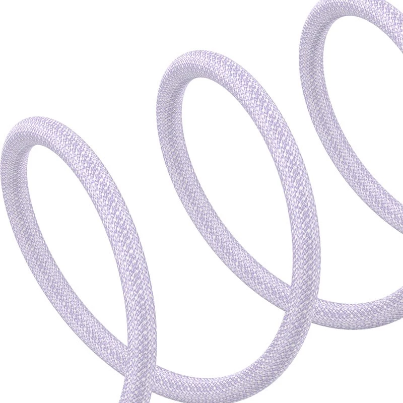 USB-C to Lightning fast charging cable Baseus Gem 1 m 20 W Purple, nylon jacket, 7-pin Lightning