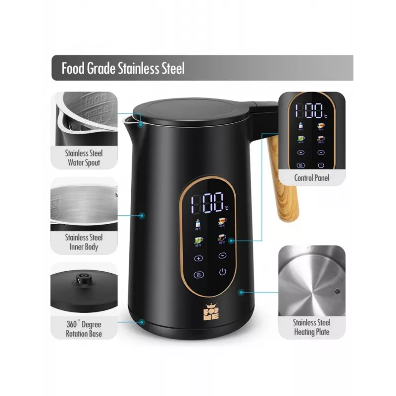 Electric kettle Forme FKG-5017 1.7L 2200W Silver