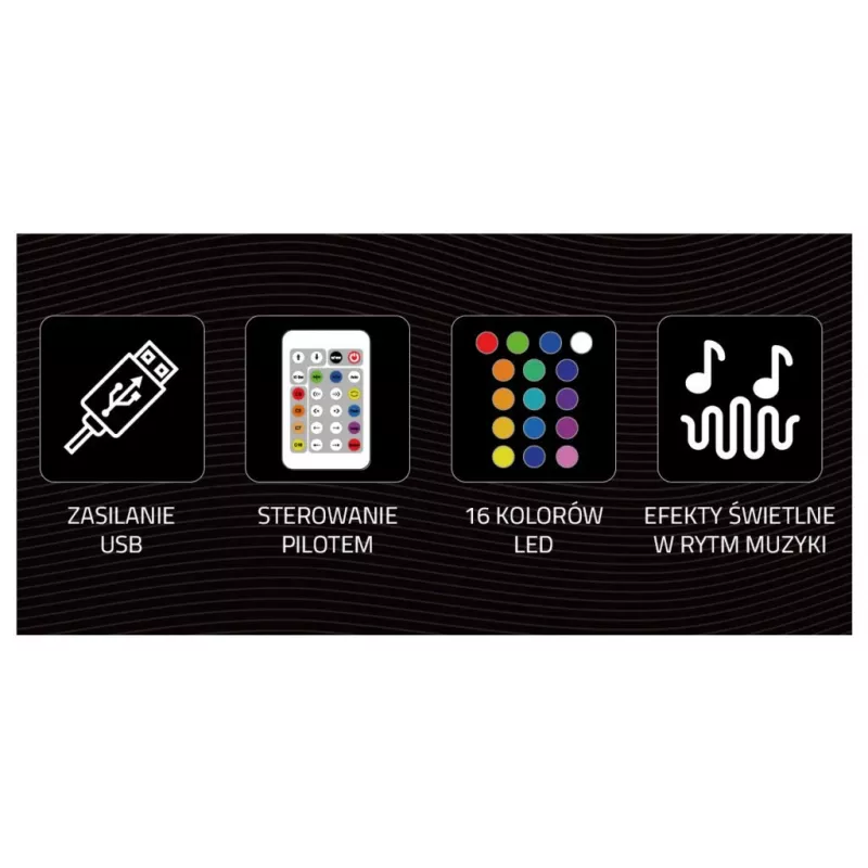Decorative Neon Light MANTA SNL58RGB — RGB color-changing LED strip, model SNL58RGB
