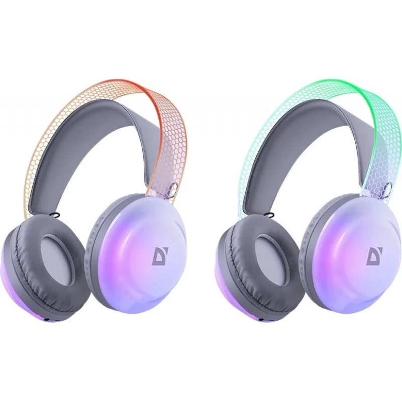 Wireless head-band headphones DEFENDER Freemotion B651 — binaural, closed acoustic, 20–20000 Hz, 105 dB, USB-C, AUX
