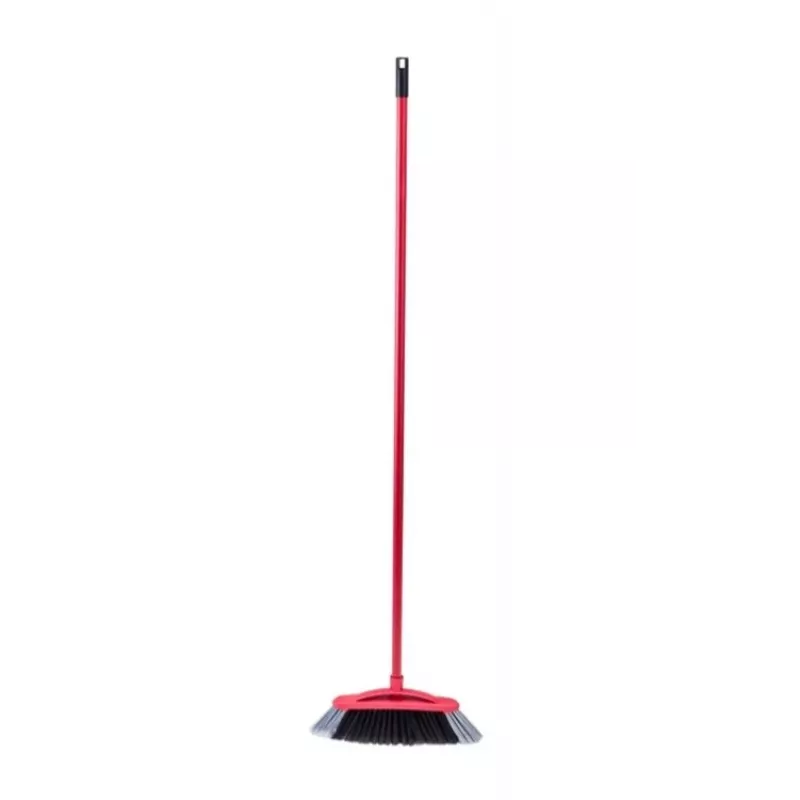 Indoor broom Vileda hard bristle, technopolymer handle, black, model 128762