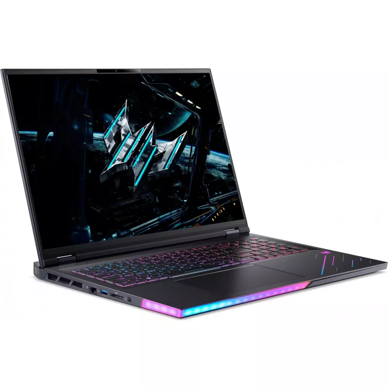 Laptop Acer Predator PH18-73-93YX — Intel Core Ultra 9 275HX, 18 inch WQUXGA 3840×2400, 64 GB DDR5, 2 TB SSD, NVIDIA GeForce RTX 5090, Windows 11 Pro, Black