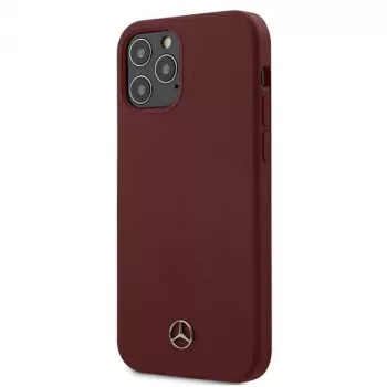 Mercedes MEHCP12MSILRE iPhone 12/12 Pro 6,1 Red/red hardcase Silicone Line