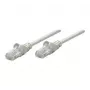 Intellinet Network Patch Cable, Cat6A, 50m, Grey, Copper, S/FTP, LSOH / LSZH, PVC, RJ45, Gold Plated Contacts, Snagless, Booted, Lifetime Warranty