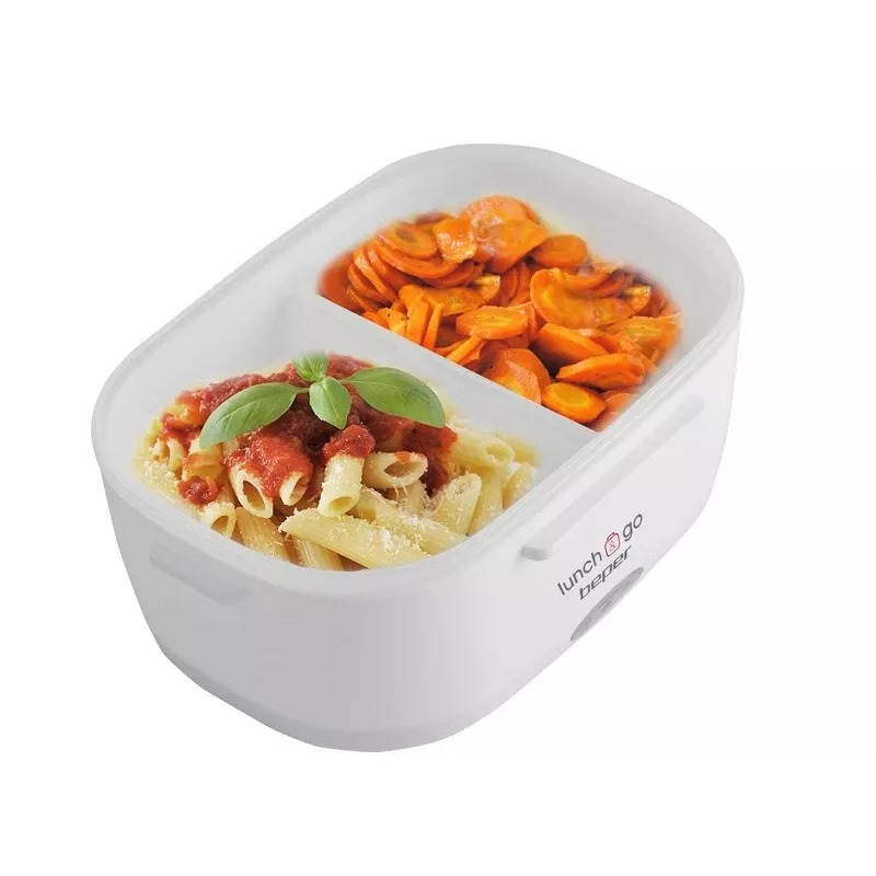 Electric lunch box Beper 90.920G - 1 L food warmer, yellow