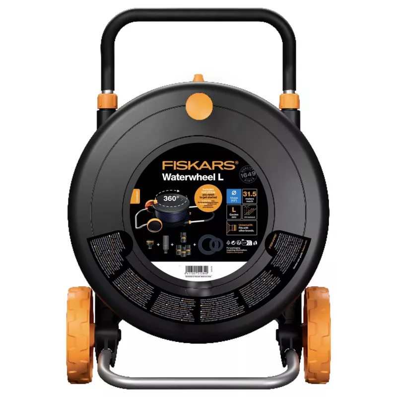 Fiskars Comfort hose reel L with wheels 30 m 1071670