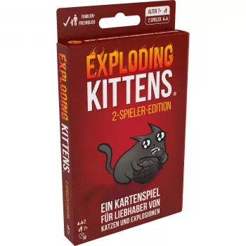 Exploding Kittens - 2-Players-Edition, Card Game
