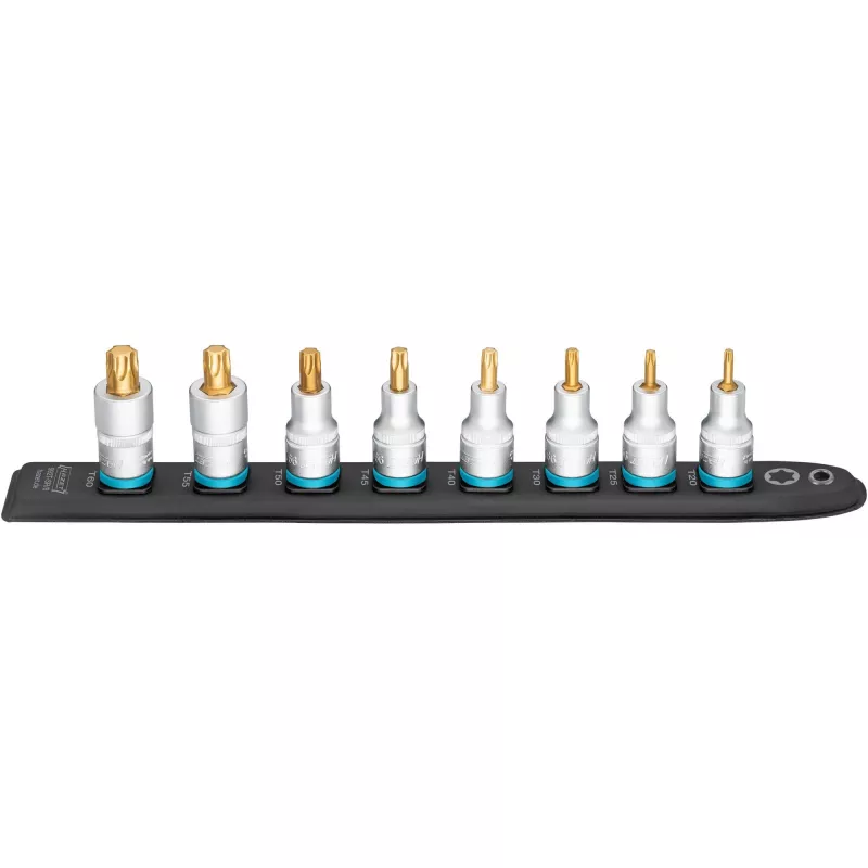 Torx bit set Hazet 992T-SR/8 — 8-piece short Torx T20–T60