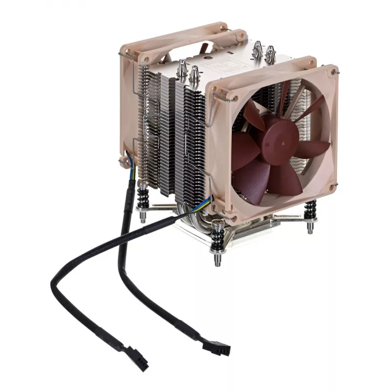 Processor cooler Noctua NH-U9DX i4, aluminium heatsink with dual 92 mm fans, height 125 mm, for LGA 2011-v3