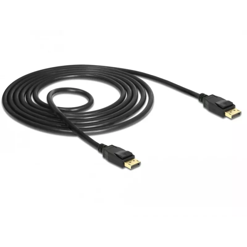 DeLOCK - DisplayPort-Cable - DisplayPort (M) to DisplayPort (M) - 1,5m - 4K Support - Black (85508)