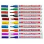 Permanent Marker Edding 3000 Black Blue Green Red 4 pcs