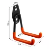 Garage hook MACLEAN MC-443, steel wall-mounted hook for tools and equipment, 50 kg capacity