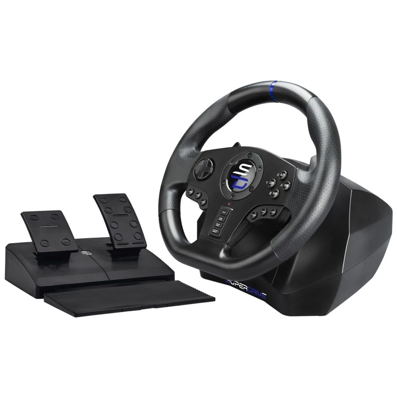 Steering Wheel + Pedals Subsonic SV750 Black 270° Rotation USB