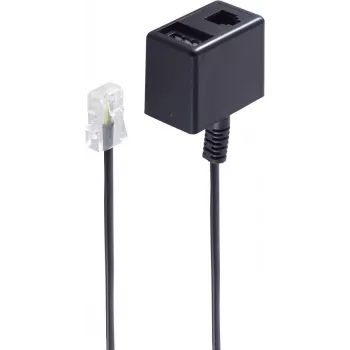 telephone cable ShiverPeaks BS71270-8 0.15 m Black
