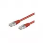 Wentronic Goobay CAT 5e Patch Cable, SF/UTP, Red, 0.5 m - CCA Copper Mix (68031)