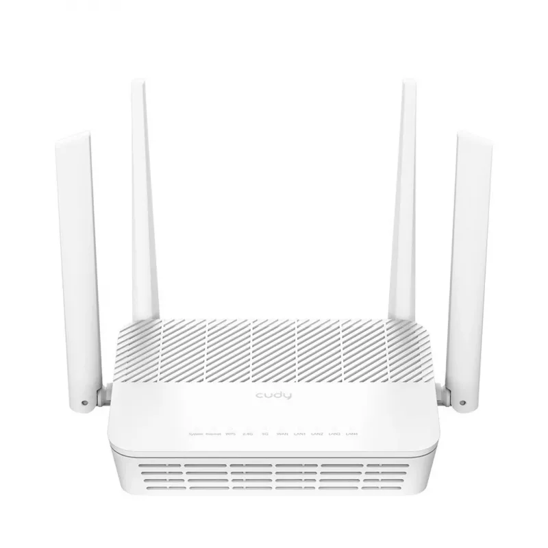 Tabletop Wi‑Fi 6 Router Cudy WR3000H — AX3000, Dual‑band 2.4/5 GHz, 2.5G WAN, Gigabit LAN (4 ports)