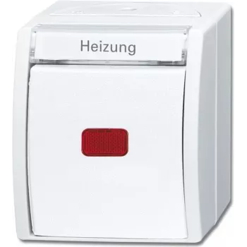 Busch-Jaeger heating emergency switch Ocean Surface-Mount White 2601/2 SKWNH-54 (2601/2 SKWNH-54)