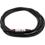 PSSO XLR cable 3-pin, 10 m, black, Neutrik connectors