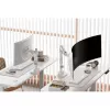 Monitor mount DIGITUS Single, clamp, 57 inch max, 27 kg capacity, VESA 75x75–100x100, white