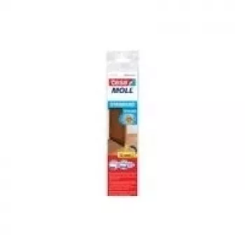 Door bottom seal Tesa 05433-101, self-adhesive, brown, 40 mm x 1 m