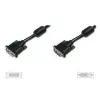 DIGITUS DVI-D extension cable 2 m, DVI-D to DVI-D, black