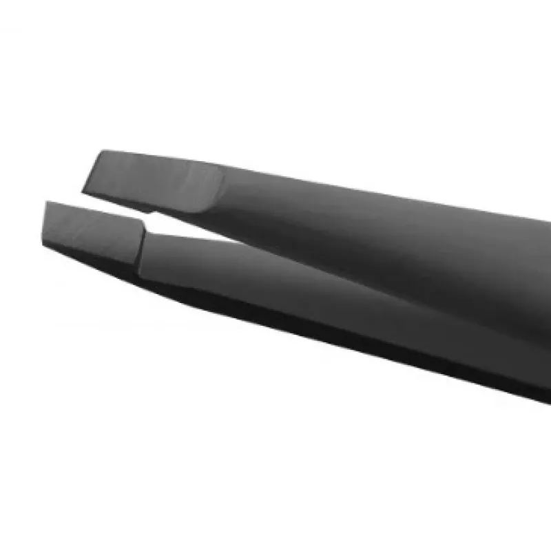 ZWILLING 47206-401-0 slanted cosmetic tweezer, black