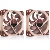 Computer case fan Noctua NF-A12X25 G2 PWM SX2-PP 120 mm, 12 V, 1800 RPM, 107.3 m³/h, SSO bearing, pack of 2, beige