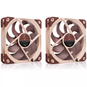 Computer case fan Noctua NF-A12X25 G2 PWM SX2-PP 120 mm, 12 V, 1800 RPM, 107.3 m³/h, SSO bearing, pack of 2, beige