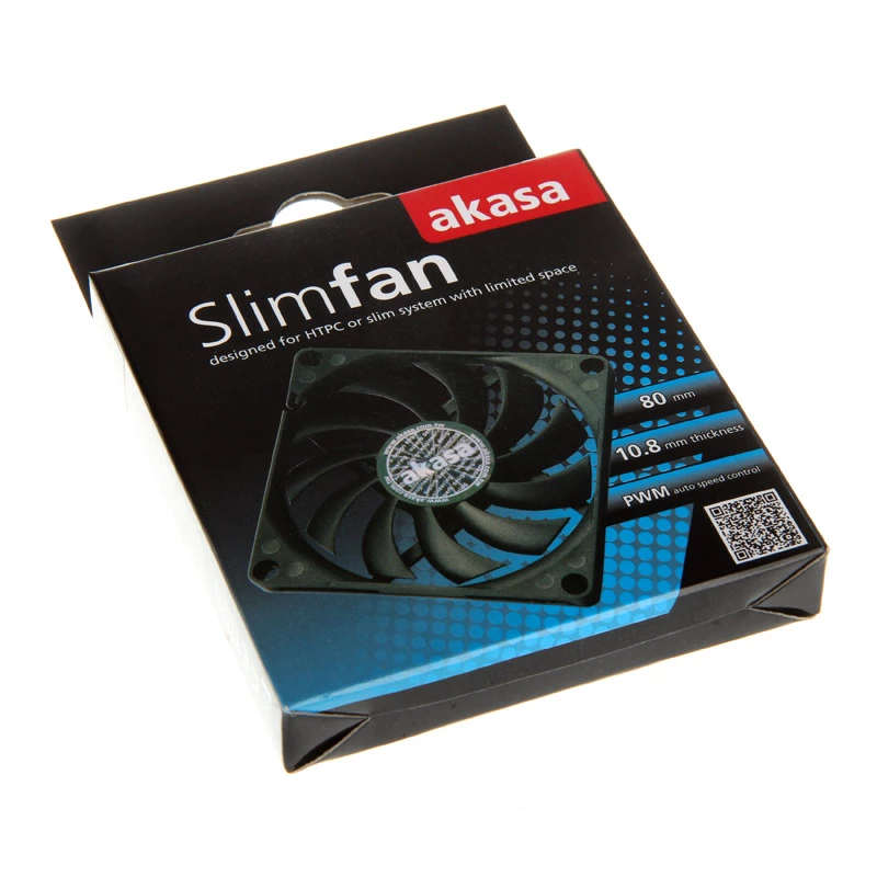 AKASA AK-FN076 80mm Case Fan - Black
